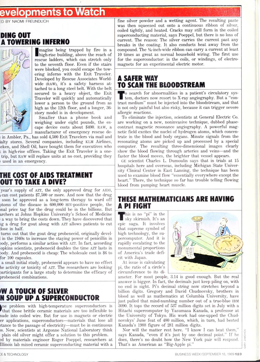 Thumbnail of the Business Week page